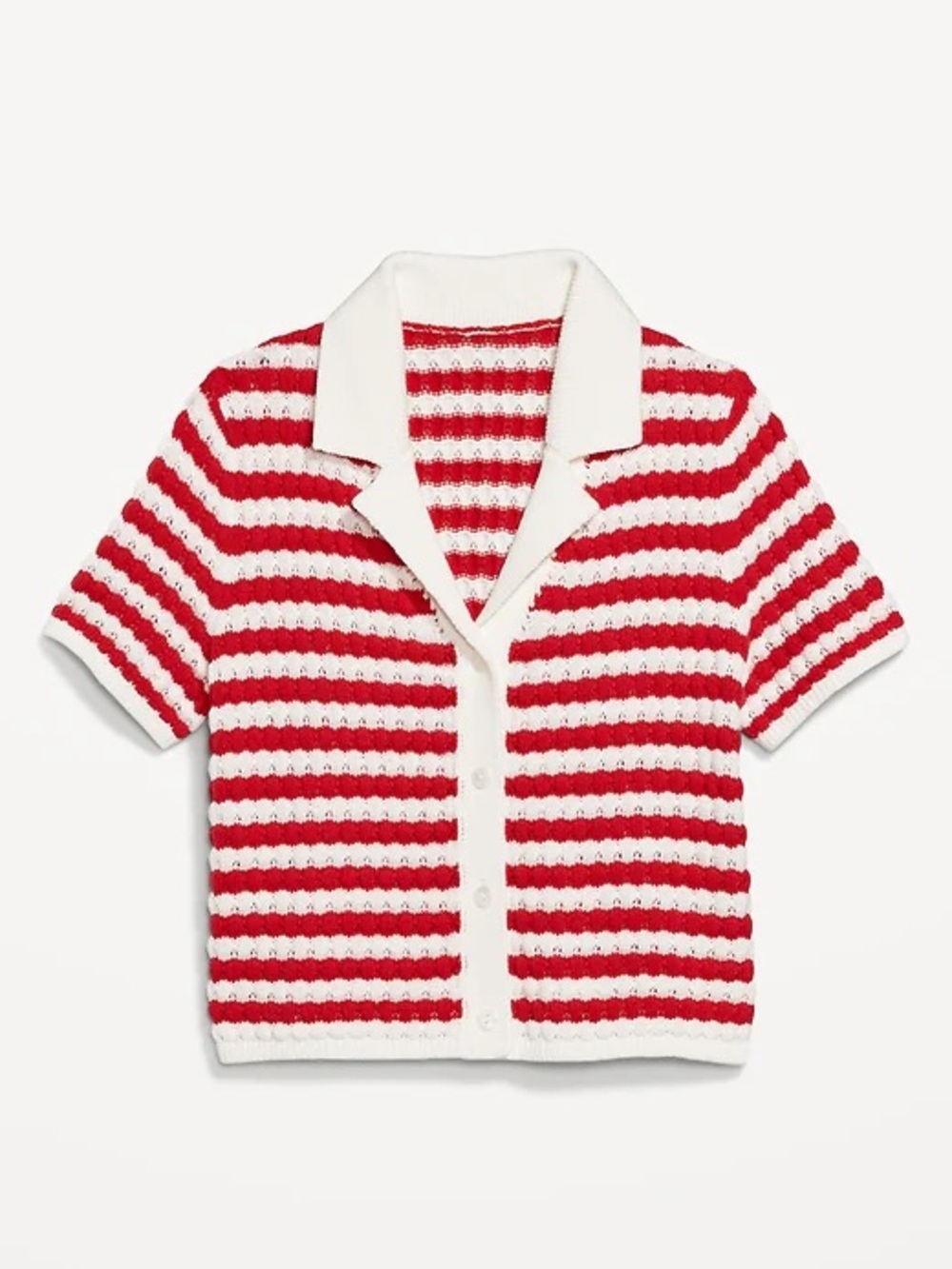 Old Navy Button Down Crochet Sweater